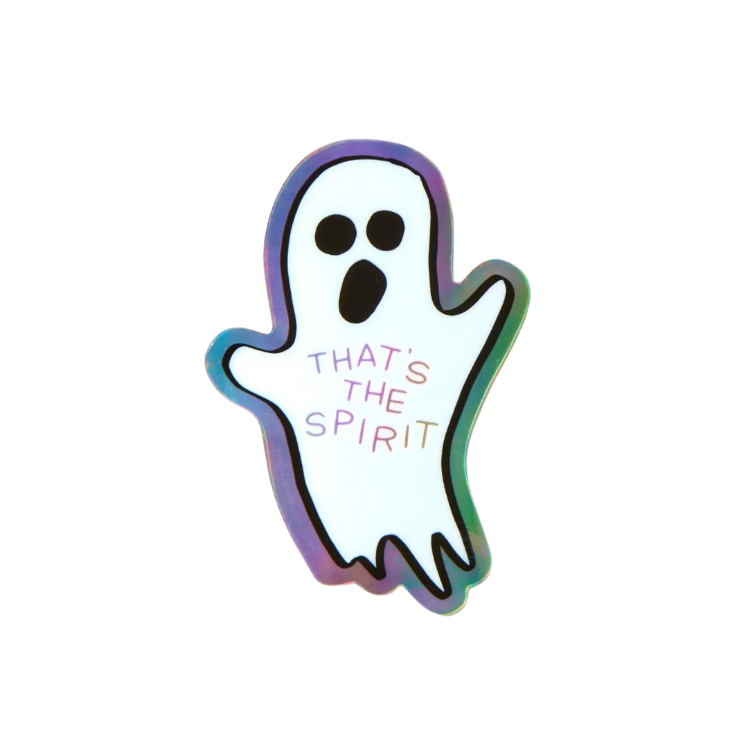 That's the Spirit ghost sticker