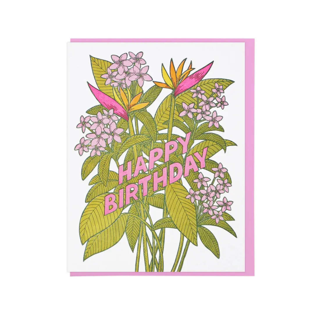 Tropical Birthday card