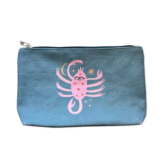 Celestial Scorpion zipper pouch