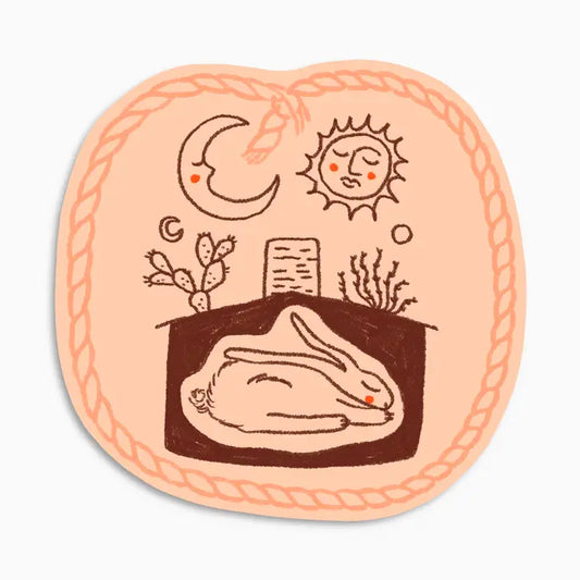 Sleepy Bun sticker