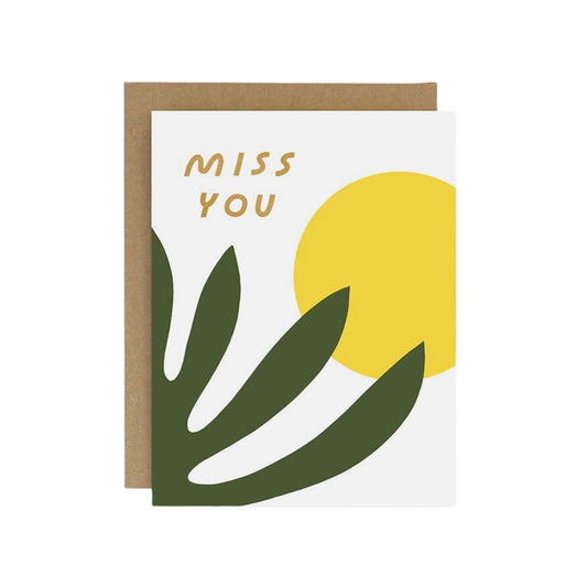 Miss You card
