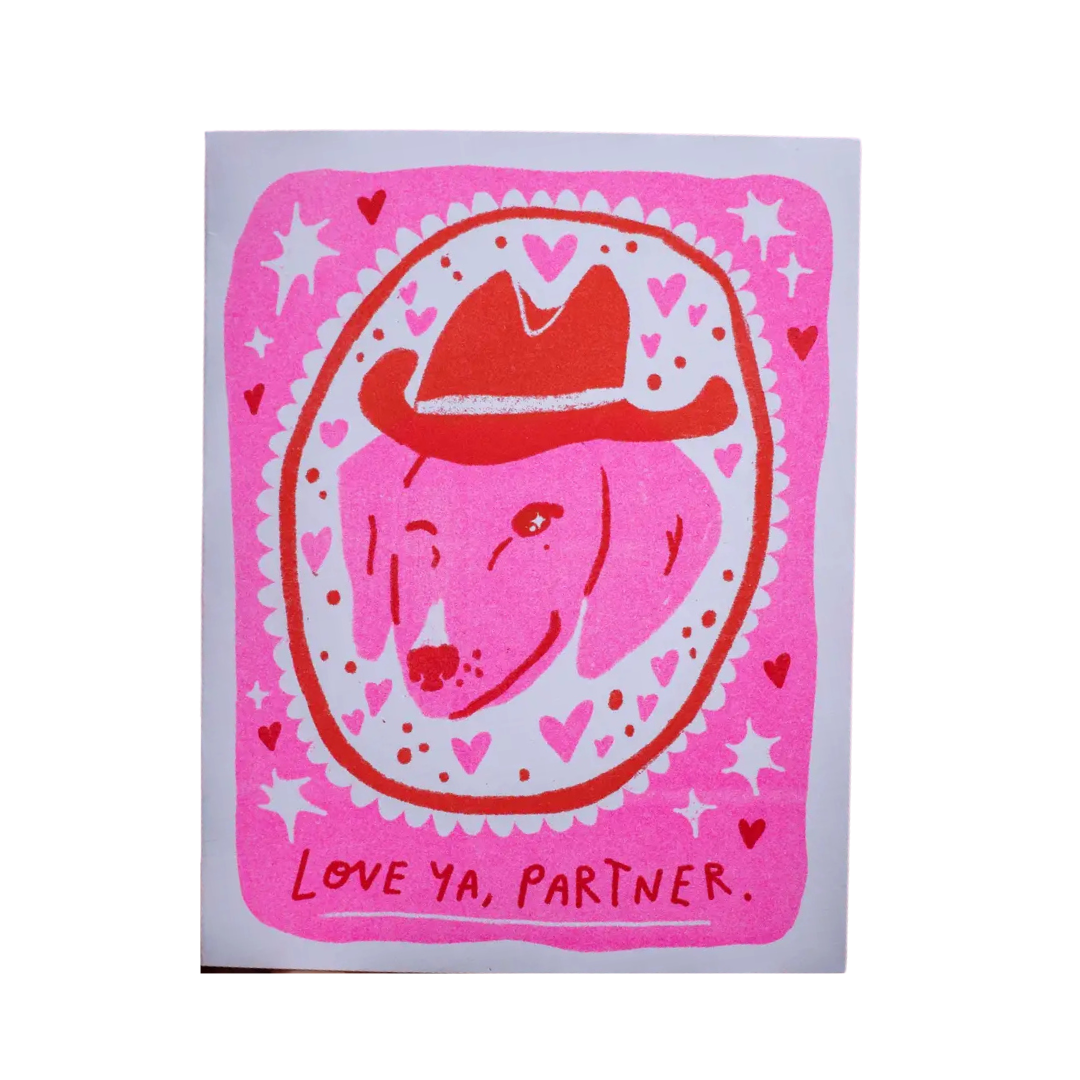 Love Ya, Partner card